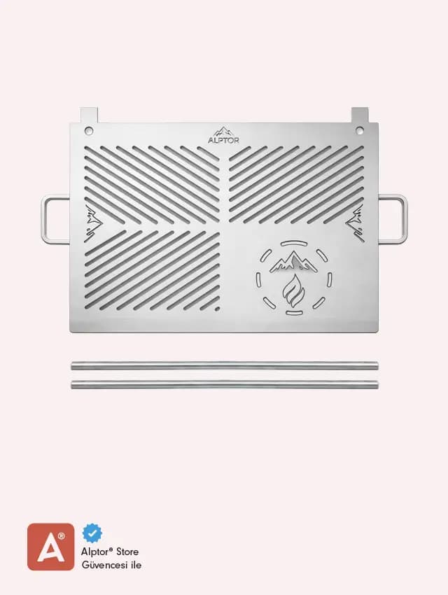 Ayarlanabilir Portatif Kamp Izgarası