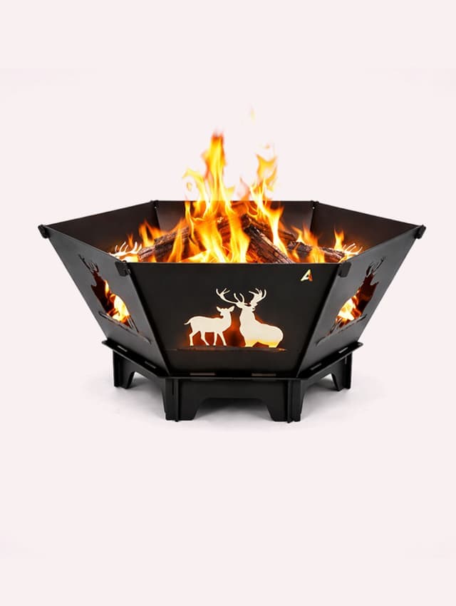 Katlanabilir Ateş Çukuru – Taşınabilir Kamp ve Bahçe Fire Pit