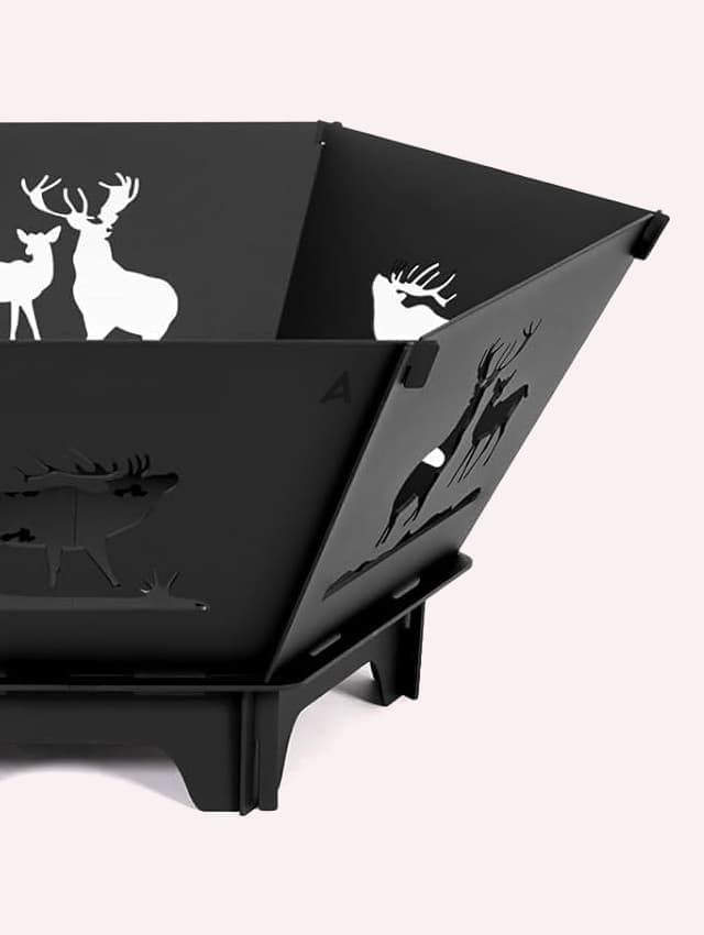 Katlanabilir Ateş Çukuru – Taşınabilir Kamp ve Bahçe Fire Pit görsel 4